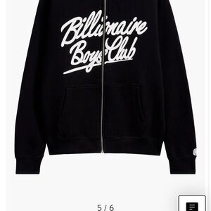 Billionaire Boys Club Black Hoodie with White Logo